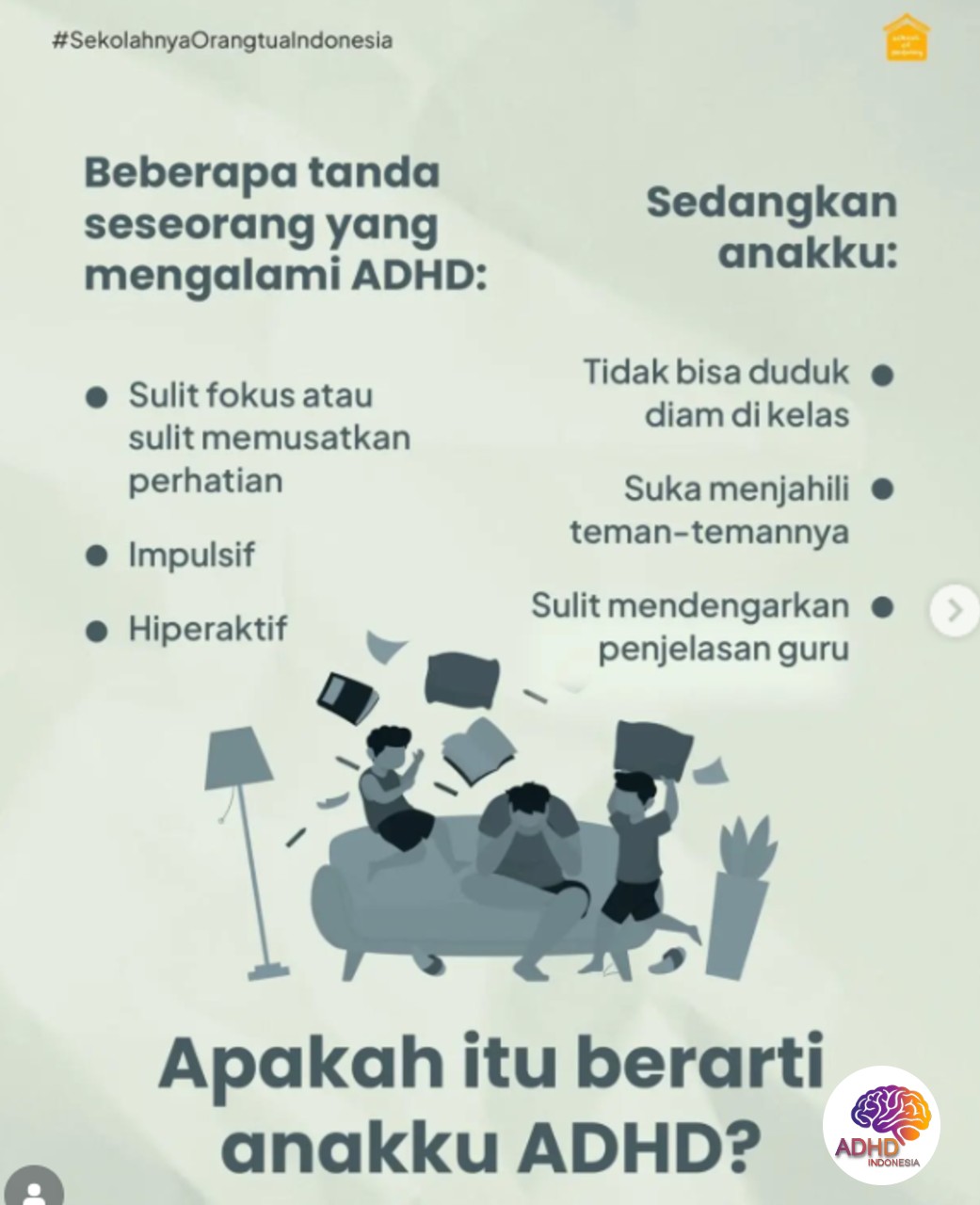 Ciri dan Gejala ADHD pada Anak Usia Dini di Kabupaten Lombok Barat