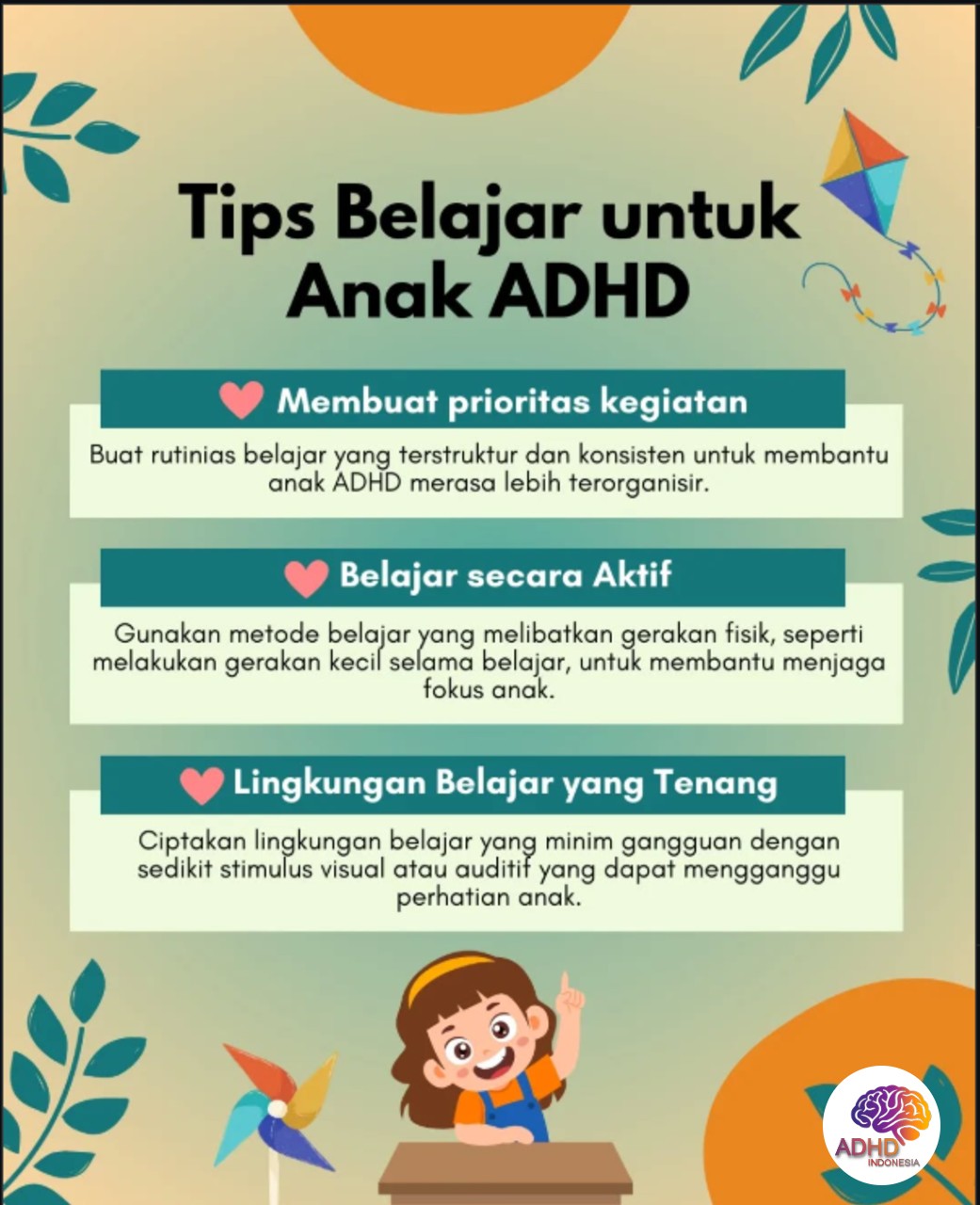Strategi Belajar yang Cocok untuk Anak ADHD di Kabupaten Lombok Barat